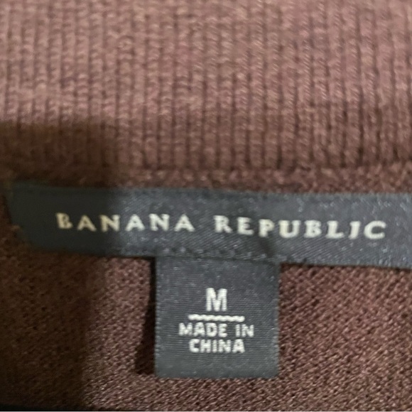 Banana Republic Women's Open Front Cardigan with Hooks 3/4 Sleeve Brown Size M - Picture 7 of 10